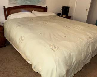 Cane Headboard Bed Frame