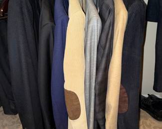 Men's Sport Coats Collection with Suede Elbow Patches