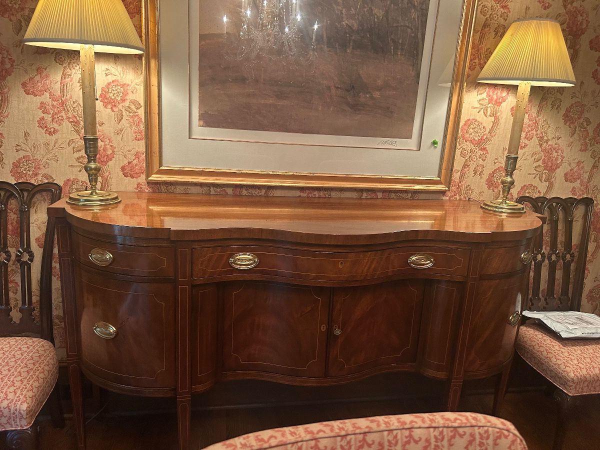 Baker mahogany sideboard - PICK UP IN SEPT