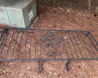 Wrought iron fence