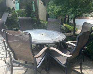Tropicone Patio Set- this needs to be used for staging until the beginning of September