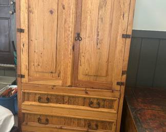 Armoire made in Mexico Doors open to one shelf 71”H 24”deep 42”W
