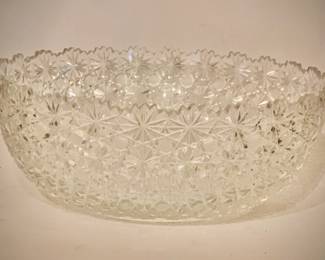 Cut glass bowl