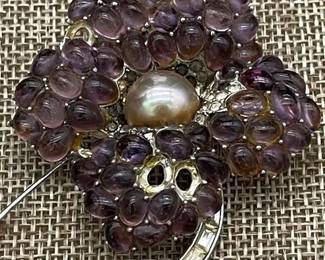 2” Diameter BOUCHER BROOCH PIN