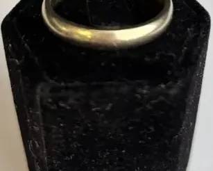 14K White Gold Band Ring Size 11.5 * 5.78g