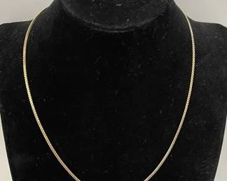 14K Yellow Gold Chain Necklace * 3.6g Weight * 16” Length