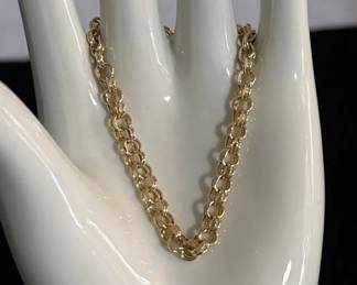 14K Gold Lovely 7” Gold Chain Bracelet * 2.83g