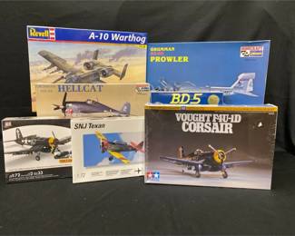 7 Model Airplane Kits *Open Box & NIB *1/72 Scale *Tamiya *Testors *Minicraft *Revell