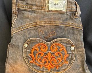 Size 5/6 APPLE BOTTOM Jeans By Nelly * 28” Inseam