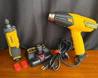 DeWalt Power Screwdriver W/ Charger & 2 Batteries * Wagner Heatgun