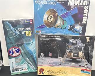 NEW! Model Space Kits * First Lunar Landing * REVELL’S Apollo-Soyuz & Mercury Capsule