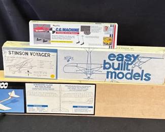 2~ R/C Airplane Models & NEW Aircraft Balancer * SAGITTA 900 Sailplane & NEW STINSON VOYAGER