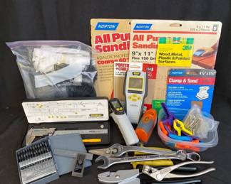 Misc Tool Lot #10 *General Ultra tech *Drill Index *Mannix *Sandpaper