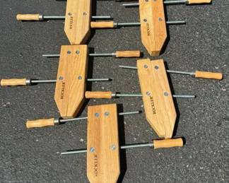 5 Like New Wooden Clamps * Wood Working * Repairs