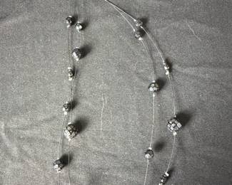 DoubleStrand Illusion Beaded Necklace