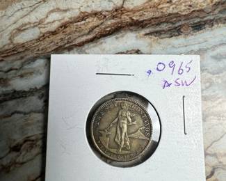 1944-D Philippines 20 Centavos Silver Coin