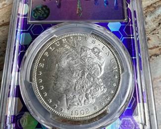 1902-O Morgan Silver Dollar PCGS MS64