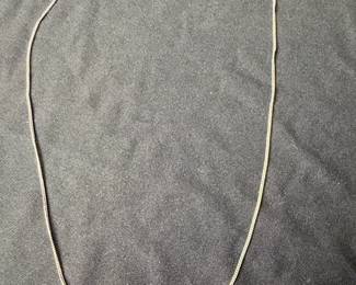 Sterling Silver Spiga Chain Necklace