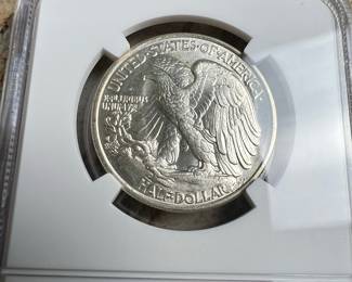 1943 Walking Liberty Half Dollar NGC MS64