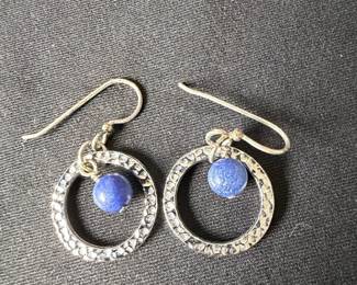 Hammered Dangle Earrings