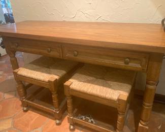 Console table by Drexel.
