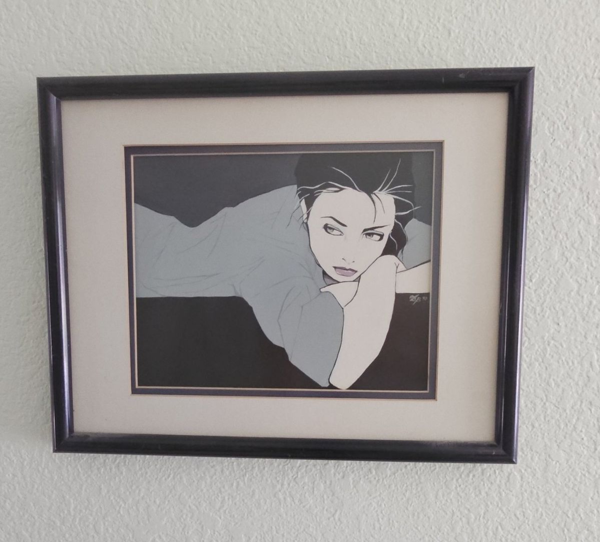 Figurative Art Print by Patrick Nagel