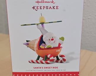 Hallmark Keepsake "Santa's Sweet Ride" Christmas Ornament 2015 - 9th In The Series