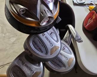 TaylorMade 460 Driver and Golden Bear PowerCurve Irons Set (3, 5, 7, 9)