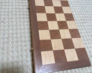 Vintage Drueke Style Folding Chess Set