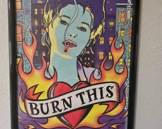 Burn This Play Poster - Syracuse Stage