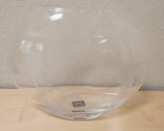 Mikasa Calla Lily Crystal Bowl