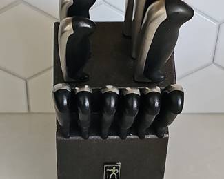 J.A. Henckels International Everedge Plus 12-Piece Knife Block Set