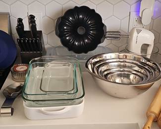 Assorted Kitchenware, Small Appliances, and Coffee-Related Items