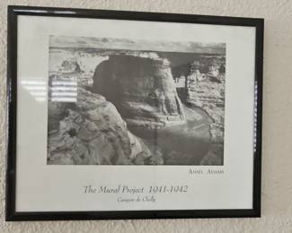 Ansel Adams "The Mural Project 1941-1942 Canyon de Chelly" Book Plate