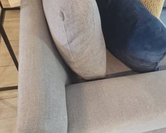 Modern Sectional Sofa with Track Arms
