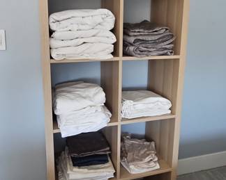 Kallax Shelving Unit with Linens