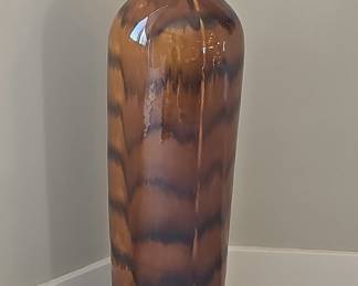 Large Glazed Ceramic Floor Vase
