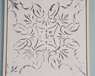 Textured Mandala Motif Wall Art