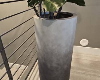 Artificial Fiddle Leaf Fig Tree in Cylindrical Planter
