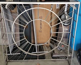 Mid-Century Modern Sunburst Etagere/Display Shelf