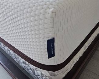 Eastern King Size Gel Memory Foam Mattress with Upholstered Headboard
