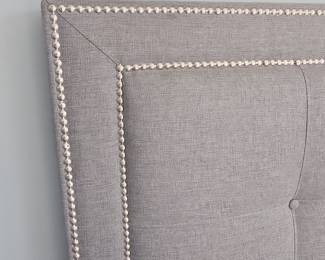 LUCID Memory Foam Mattress with Upholstered Bed Frame and Headboard