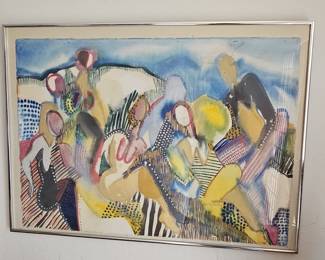 Paula K. Steinberger "Measures in Three and Four" Watercolor