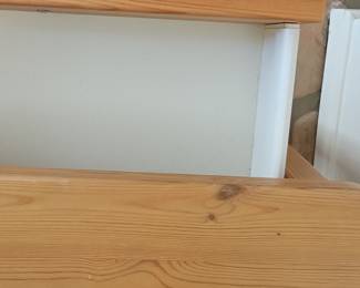 Primitive Pine Nightstand with Drawer