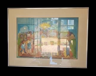 Susan Bolt Watercolor and Ink Painting