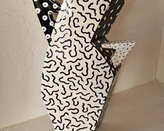 Rita Duvall Memphis-Style Ceramic Vase