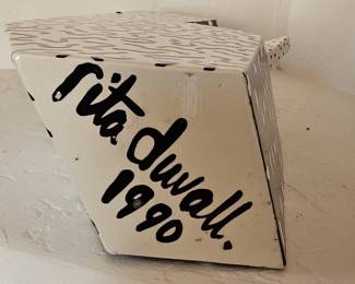 Rita Duvall Memphis-Style Ceramic Vase