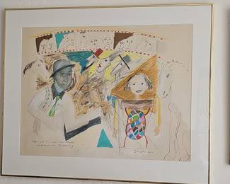 Adam and Eve and Then Plastic Workhorses on Broadway, 1983, by Blochsman