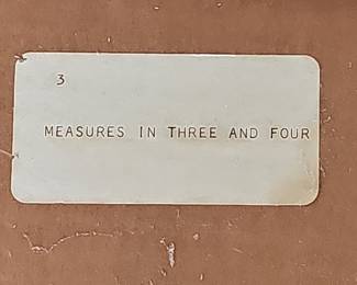 Paula K. Steinberger "Measures in Three and Four" Watercolor