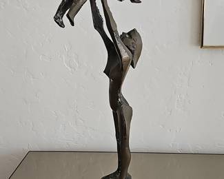 Bronze Sculpture of a Mother and Child by Arthur Stumpe